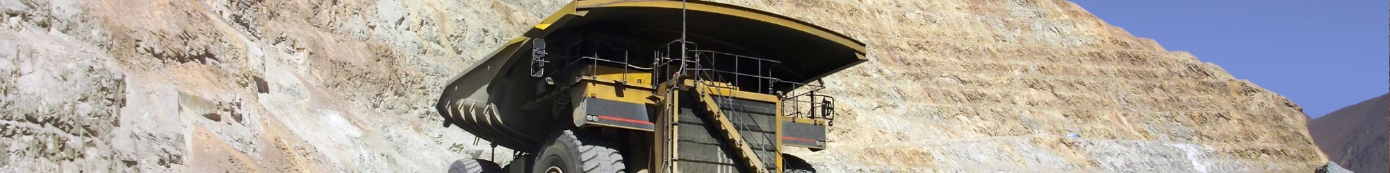 Large off road haul truck on mine site