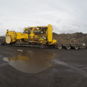Global relocation project of Komatsu 830E, haul truck body