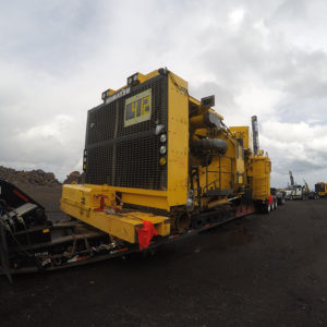 Global relocation project of Komatsu 830E, haul truck