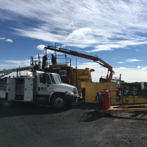 Global relocation project of Komatsu 830E, relocation service