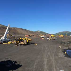 Global relocation project of Komatsu 830E