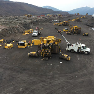 Global relocation project of Komatsu 830E on site