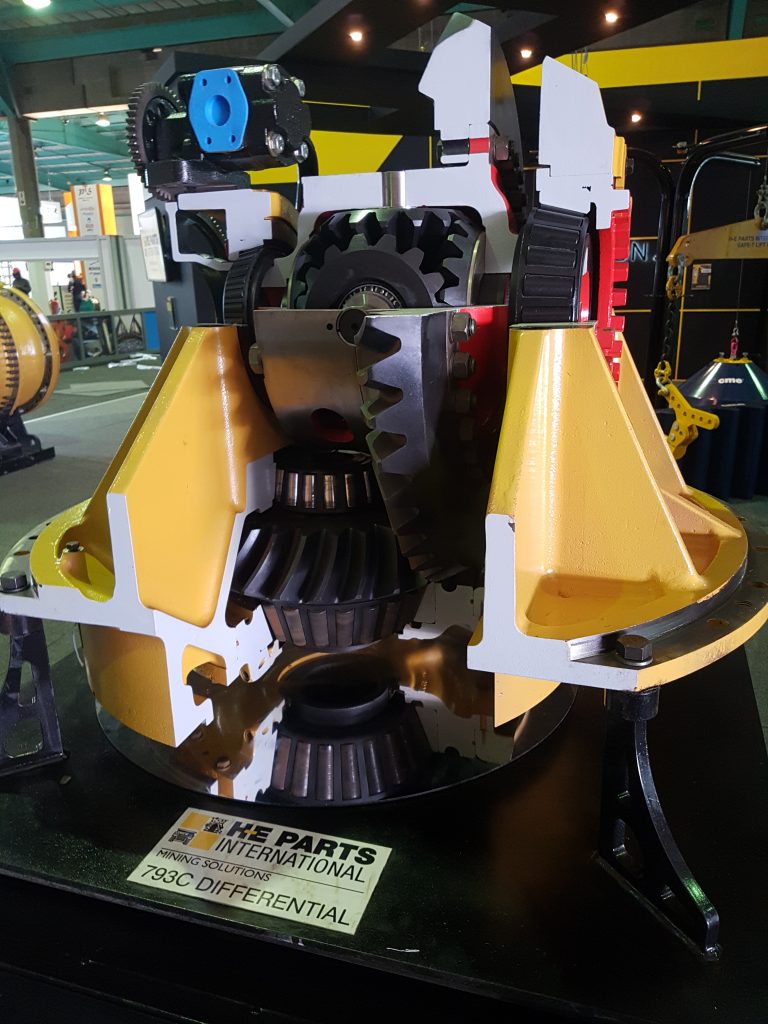 Sub-sect Differential for CaAT 793C At H-E Parts International showcase Electra Mining 2018