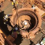 On-Site Crusher repairs being complete by h-e parts team