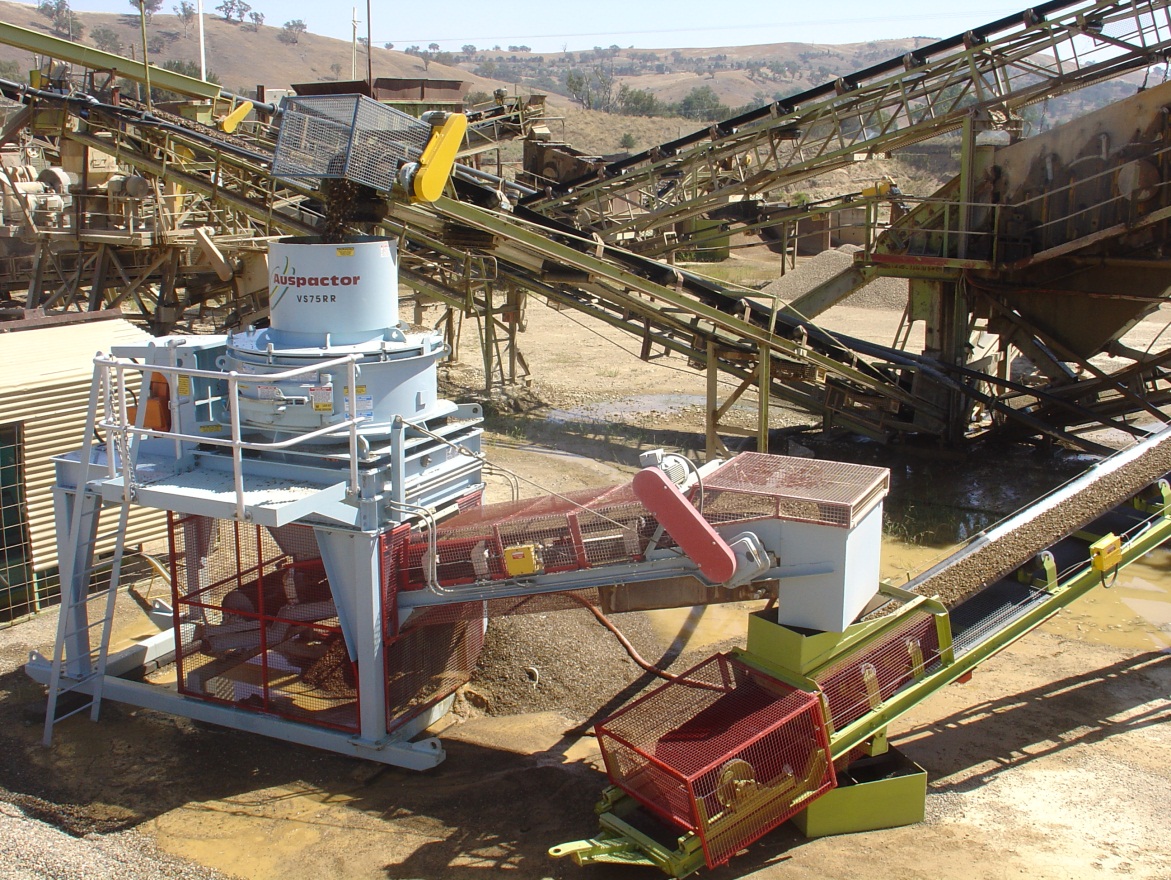 Steel Aggregate Machine Improved Aggregate Particle Shape | H-E Parts