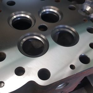 machined block