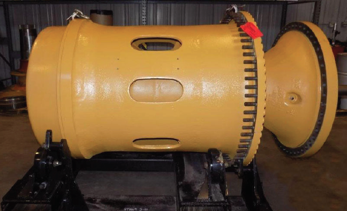 Birrana enhanced CAT 793 Rear Wheel Group after remanufacture