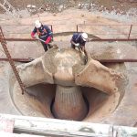 CME gyratory crusher concave and mantle for Newmont Ghana