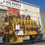 CAT 789C 3516 engine on transport frame