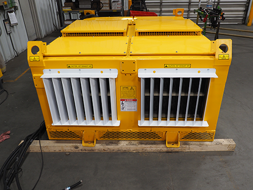 H-E Parts yellow grid box and grid resistor complete assembly