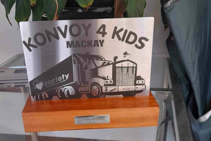 Konvoy4Kids Plaque